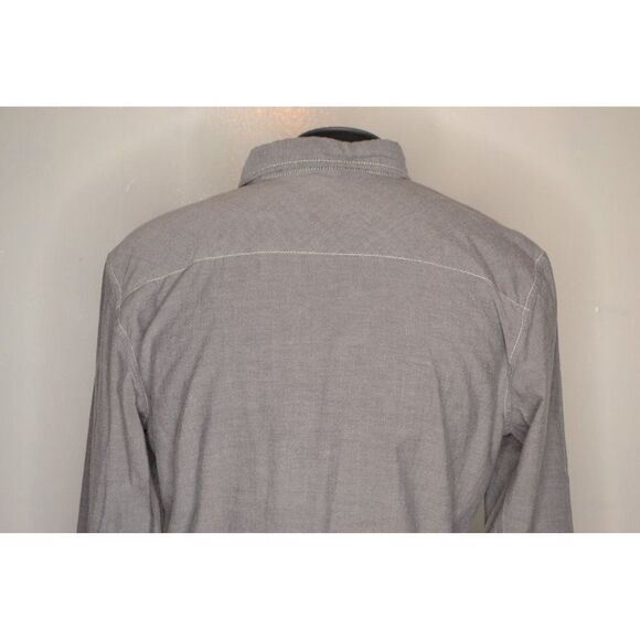 BKE Buckle Men's Large Standard Fit Blue Long Sleeve Button Down Shirt - Picture 6 of 10